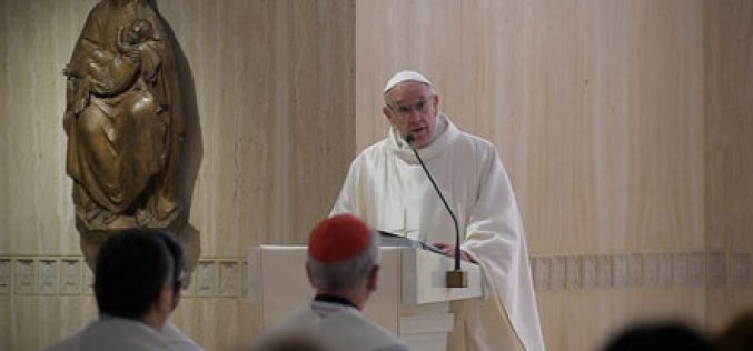 Папата: Љубовта Божја плаче заради нашата неверност