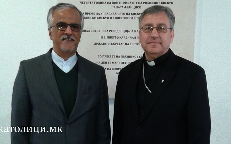 Бискупот Стојанов го прими новиот амбасадор на Иран