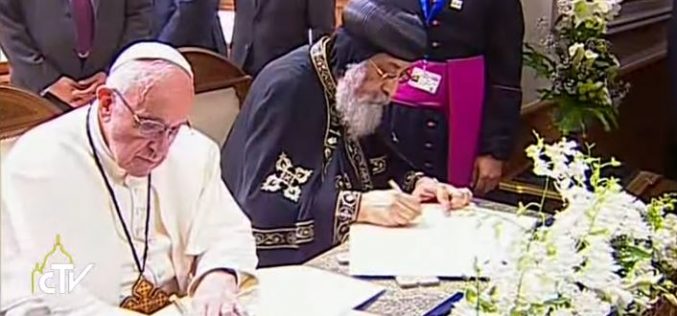 Католиците и Коптите меѓусебно го признаа Крштението