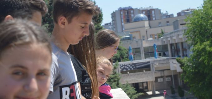 Младите од Свети Иван Крстител на поклонение во Скопје