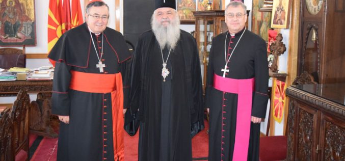 Кардиналот Пуљиќ се сретна со поглаварот на МПЦ – ОА г.г. Стефан