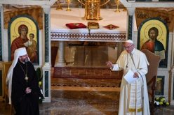 Папата ја посети украинската заедница во Рим