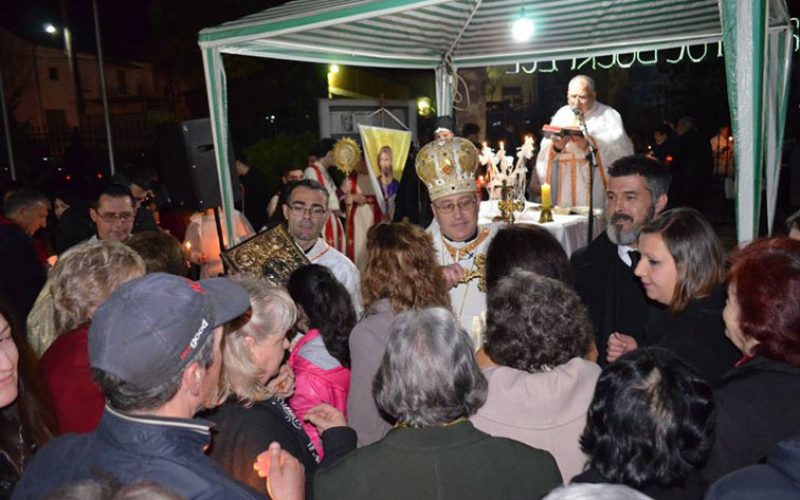 На празникот Воскресение Христово владиката Стојанов служеше Литургија во Струмица