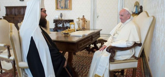 Папата Фрањо го прими митрополитот Растислав