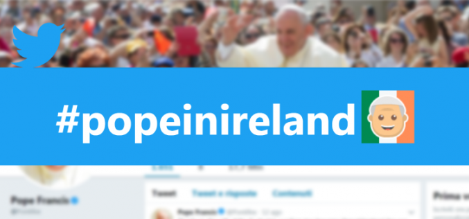 Твитер создаде посебен емотикон за посетата на папата во Ирска