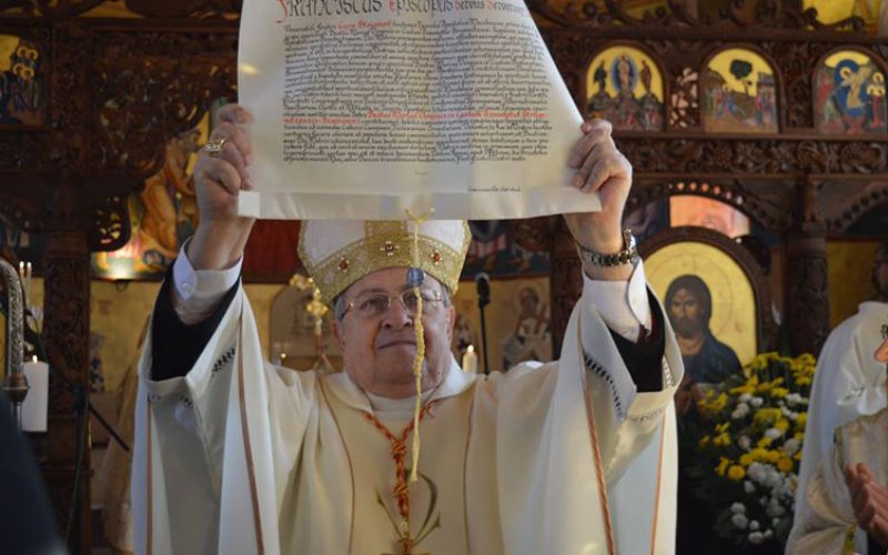 Декрет на Светиот Стол за воспоставувањето на струмичко-скопската епархија за верниците од византиски обред во Република Македонија