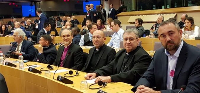 Бискупот Стојанов учествуваше на панел расправа на 21. Европски молитвен појадок во Брисел