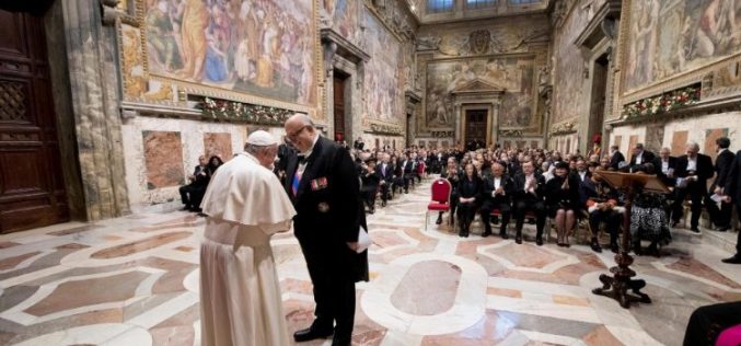 Папата се обрати до Дипломатскиот кор акредитиран при Светиот Престол