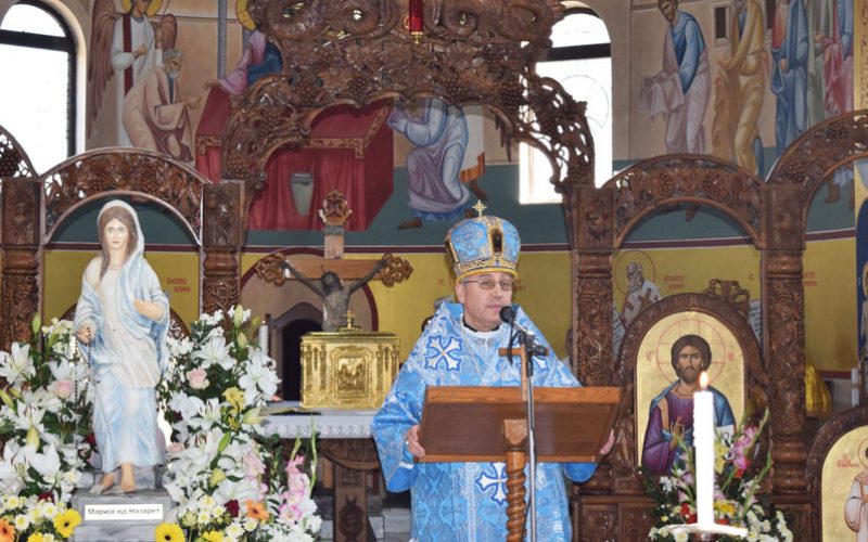 Проповед на епископот Киро Стојанов во Радово на празникот Марија од Назарет