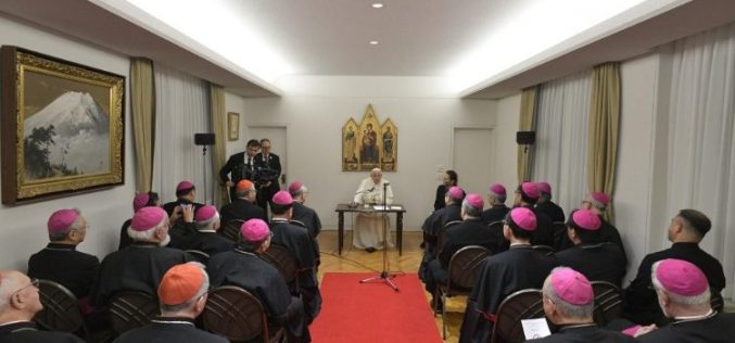 Папата Фрањо до јапонските епископи: Заштитете го животот и евангелизирајте