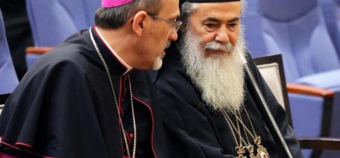 Прва посета на латинскиот патријарх во Ерусалим кај православниот патријарх Теофил