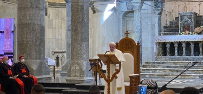Папа до христијаните во Каракош: Последниот збор секогаш го има Бог и Неговиот Син