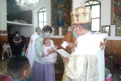 Епископот Стојанов служеше во Богданци и ја крсти малата Александра