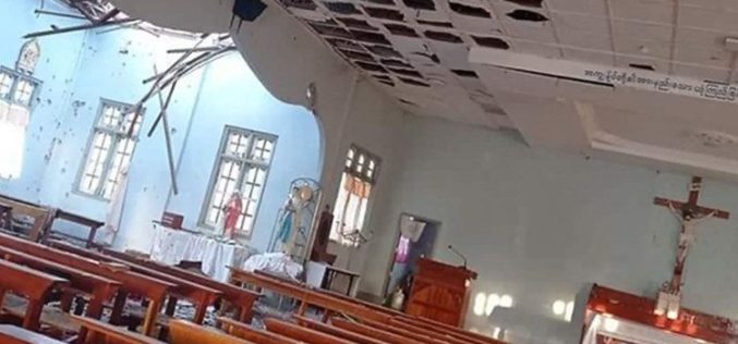 Четири лица загинаа во напад на Католичка црква во Мјанмар