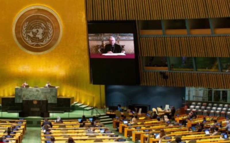 Кардинал Паролин порака на Генералното собрание на ООН: Мирот се темели на братството