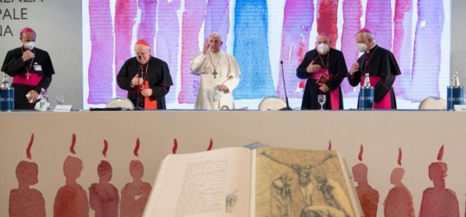 Папата Фрањо го отвори 75 заседание на Италијанската епископска конференција