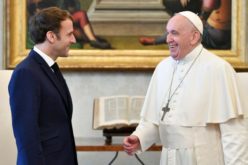 Папата го прими во аудиенција францускиот претседател Макрон