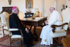 Телеграма со сочувство од Папата по повод смртта на монс. Џордано, апостолски нунциј во ЕУ