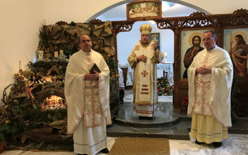 На третиот ден од Божиќ епископот Стојанов служеше во Гевгелија
