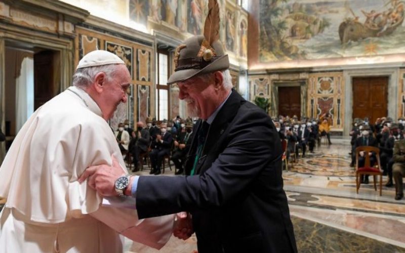 Папата прими претставници на италијанските алпинисти