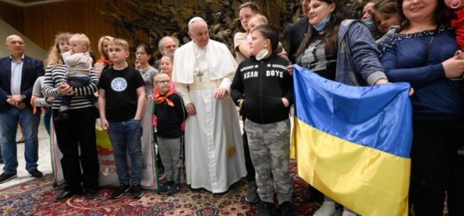 Апел на Папата на Генералната аудиенција за прекин на конфликтот во Украина