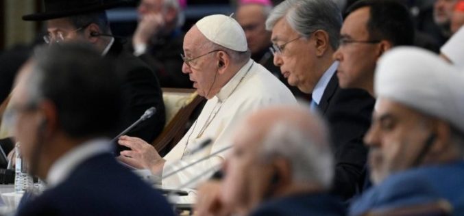 Папата: Залагајте се за мир, а не за вооружување!
