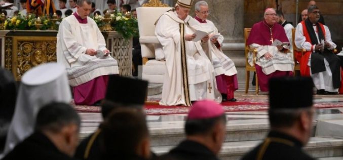 Папата: Заедно кон потполно единство на христијаните, кое го посакува Христос