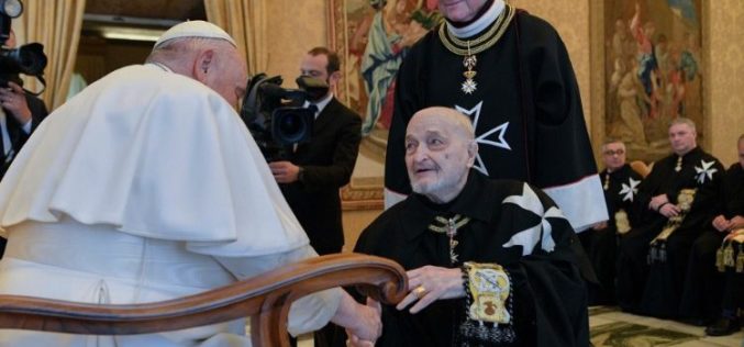 Папата до Малтешкиот ред: Напредувајте во мисијата, останувајќи верни на Христа