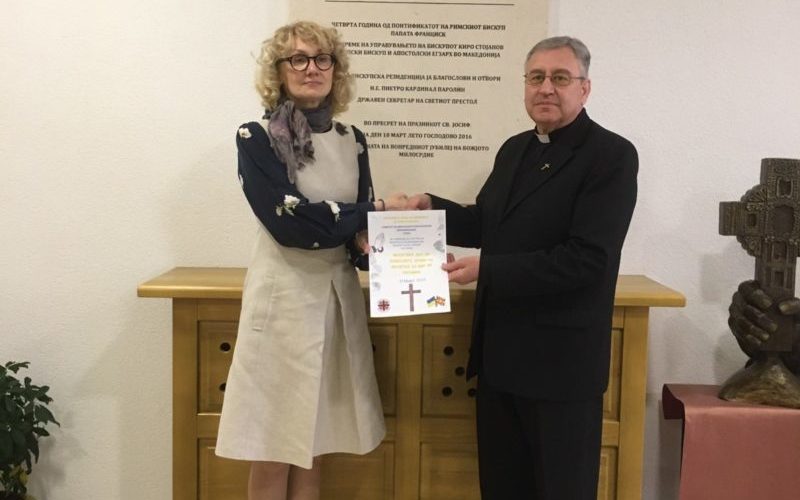 Бискупот Стојанов се сретна со украинската амбасадорка Н.Е. Лариса Дир