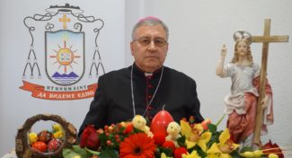 (Видео) Велигденска честитка на Н.В.П. монс. Киро Стојанов, Скопски бискуп и Струмичко – скопски епарх