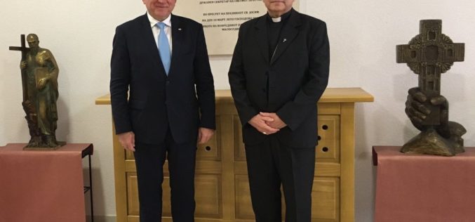 Бискупот Стојанов го прими амбасадорот на Република Полска Н.Е. Кшиштоф Гжелчик