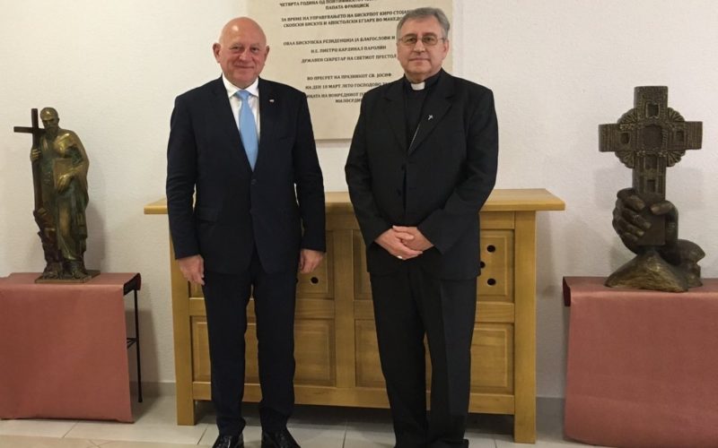 Бискупот Стојанов го прими амбасадорот на Република Полска Н.Е. Кшиштоф Гжелчик
