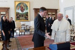 Папата го прими во аудиенција претседателот Пахор