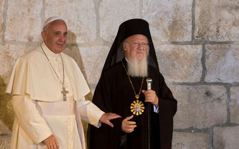 Папата упати порака до патријархот Вартоломеј I