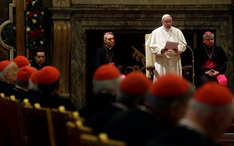 Папата на Римската курија зборуваше за потребата од реформа