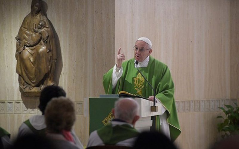 Папата: Во срцето се одигрува она „денес“ на нашиот живот