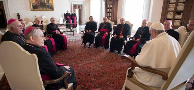 Членовите на Меѓународната епископска конференција „Свети Кирил и Методиј“ на Ад Лимина посета во Рим