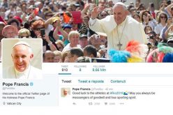 Папата на твитер: Исус е верен пријател Кој никогаш нѐ не напушта