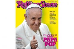 Папата на насловната страница на списанието Ролинг Стоне