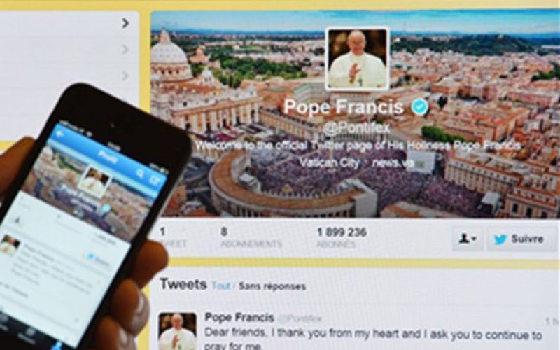 Папата напиша Твитер пораки за мисионерите маченици