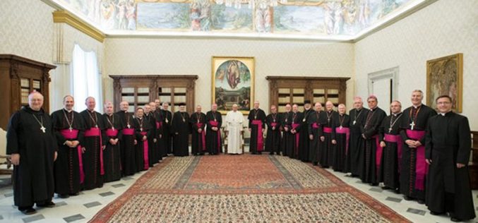 Канадските бискупи кај папата Фрањо