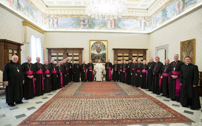 Канадските бискупи кај папата Фрањо