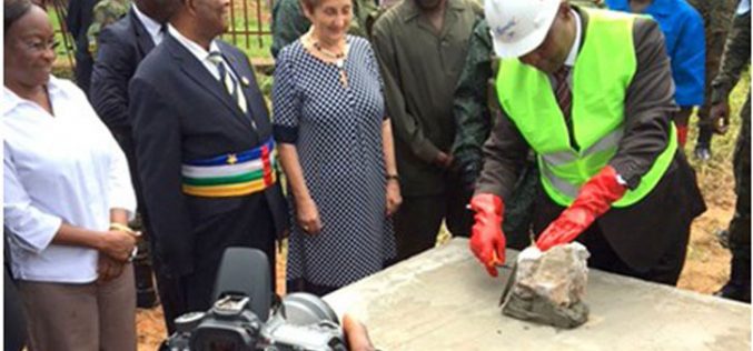 Во Банги поставен камен темелник на нова детска болница