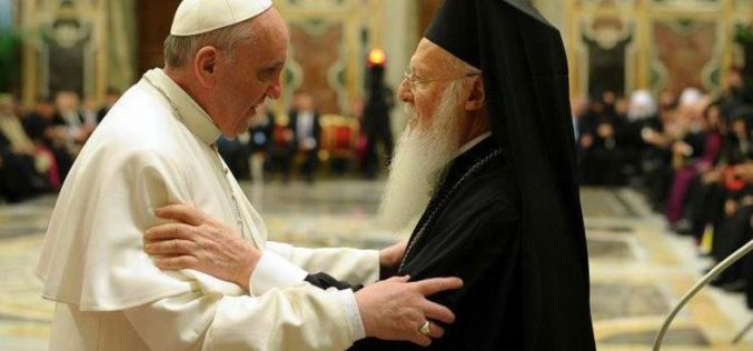 Заедничка порака на папата Фрањо и патријархот Вартоломеј