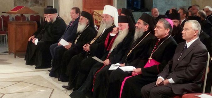 Бискупот Стојанов присуствуваше на прославата 50 годишнина од возобновувањето на Охридската Архиепископија
