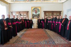 Папата со членовите на Синодот на Калдејската Црква