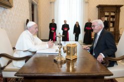 Папата го прими германскиот претседател Штајнмаер