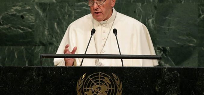 Папата сака Светиот Престол да е на „првата линија“ во ООН