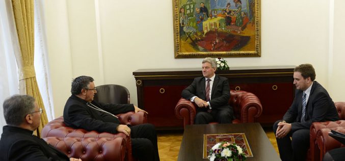 Кардинал Пуљиќ се сретна со претседателот Иванов