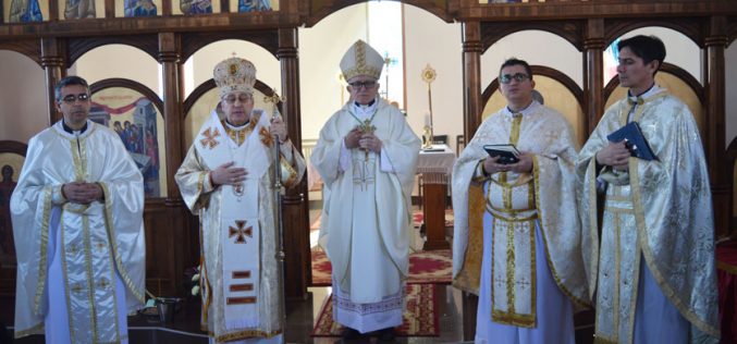 На Богојавление епископот Стојанов служеше света Литургија во Струмица во заедништво со Апостолскиот нунциј Пекорари